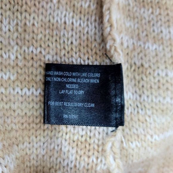 Vintage 90s Y2K The Limited Womens M Beige Knit Sleeveless Sweater Vest Duster - Picture 9 of 10